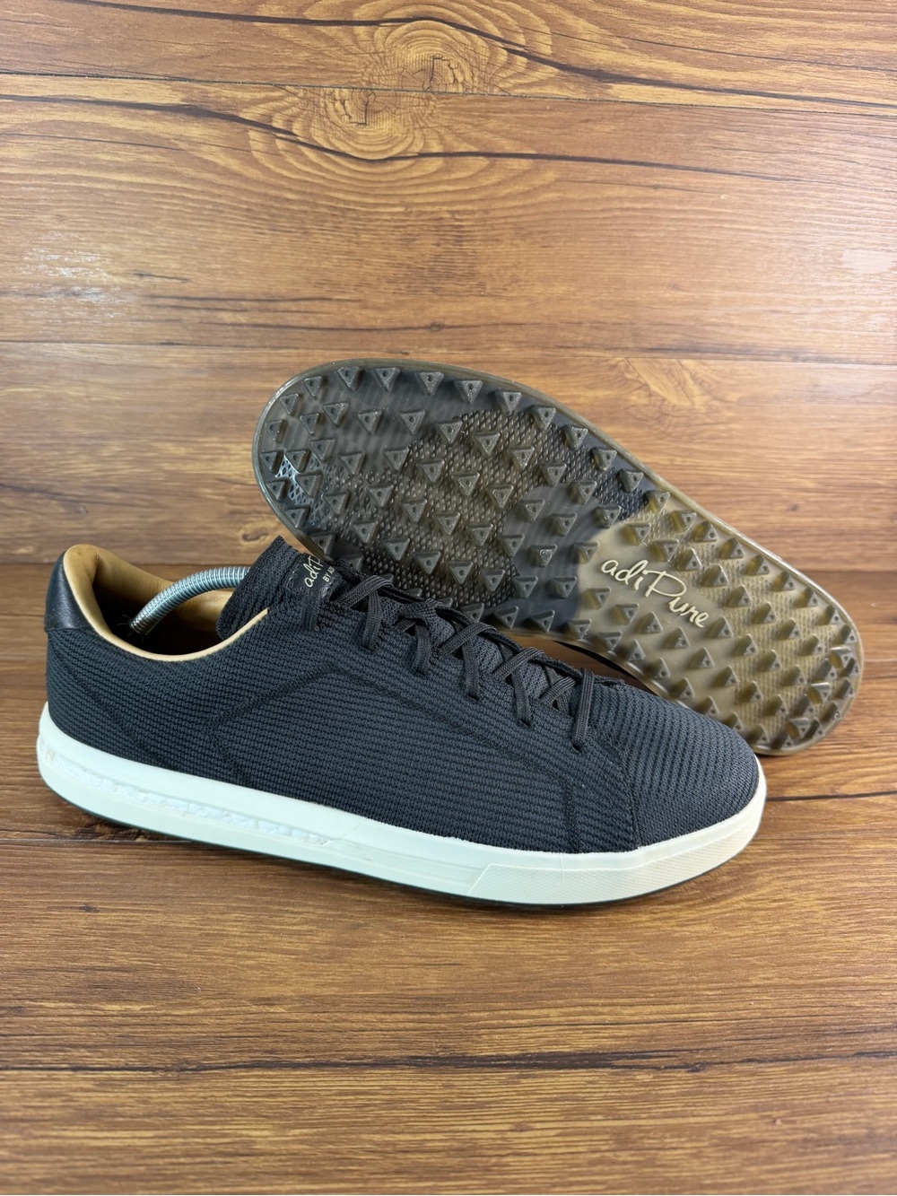 ADIDAS ADIPURE SP KNIT MENS GOLF SHOES SPIKELESS Black ATHLETIC LOW SIZE 12
